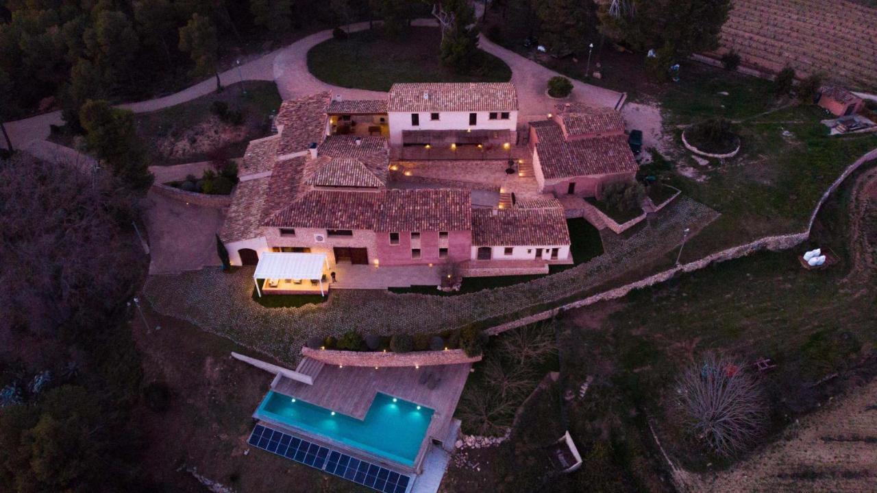 Casa Rural Masia Les Apieres El Pla de Manlleu Exterior photo